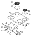 Part Location Diagram of 74001248 Whirlpool DISCONTINUED
