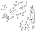 GAS VALVE Diagram and Parts List for LDG8426GGE  Maytag Dryer