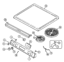 Part Location Diagram of 74001537 Whirlpool PANEL