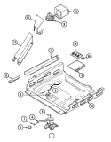 INTERNAL CONTROLS Diagram and Parts List for CE6898VVV  Crosley Wall Oven