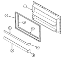 Part Location Diagram of 69999-3 Whirlpool RETAINER, GASKET (SIDE)
