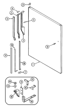 Part Location Diagram of 67927-5 Whirlpool SHIM- TRIM