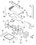 Part Location Diagram of 70075-3 Whirlpool *NLA*WIRE HARNESS, MAIN