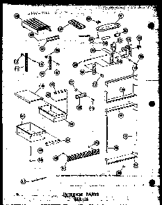 Section 8 Diagram and Parts List for ESRF16-C-P30303-3WC  Amana Refrigerator