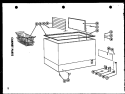 CABINET PARTS Diagram and Parts List for EC11F  Amana Freezer