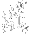 Part Location Diagram of 54001074 Whirlpool Thermostat