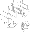 Part Location Diagram of 4358566 Whirlpool FRAME-DOOR