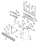 CABINET / INSTALLATION Diagram and Parts List for VM12AM  Maytag Microwave