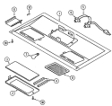 BASE Diagram and Parts List for VM12AM  Maytag Microwave