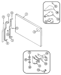FREEZER OUTER DOOR Diagram and Parts List for RB213AM  Magic Chef Refrigerator