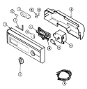 CONTROL PANEL Diagram and Parts List for GDU4K-CN  Maytag Dishwasher