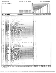 Fresh Food Compartment Page 2 Diagram and Parts List for 10560B  Admiral Refrigerator
