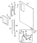 Part Location Diagram of 69865-8 Whirlpool WIRE HARNE