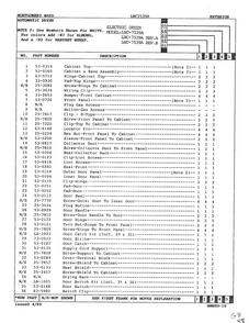 Exterior Page 2 Diagram and Parts List for 7539A REV A Norge Dryer