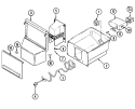 ICE BIN Diagram and Parts List for RTW2200DAE  Maytag Refrigerator