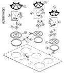 Part Location Diagram of W10244602 Whirlpool NUT
