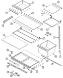 Part Location Diagram of 70043-1 Whirlpool DISCONTINUED