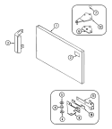 FREEZER OUTER DOOR Diagram and Parts List for GT15Y6A  Maytag Refrigerator