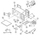 Part Location Diagram of 4358780 Whirlpool HARNS-WIRE