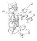 INTERLOCK SWITCHES Diagram and Parts List for M439W1  Jenn-Air Microwave Oven Combo