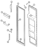 Part Location Diagram of 69992-4 Whirlpool RETAINER, GASKET