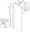FRESH FOOD OUTER DOOR Diagram and Parts List for JRSD249KA  Jenn-Air Refrigerator