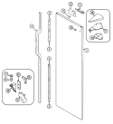 FRESH FOOD OUTER DOOR Diagram and Parts List for GS22B6C3EV  Maytag Refrigerator