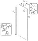 Part Location Diagram of 12001073 Whirlpool Handle