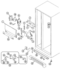 Part Location Diagram of 61001233 Whirlpool NLAHOUSING, LIGHT SOCKET WI