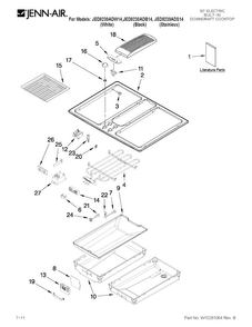 Part Location Diagram of 4009F087-19 Whirlpool Grill Pan Insert