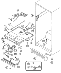 Part Location Diagram of 70287-6 Whirlpool N*KICKPLATE W/CLIPS (AL **NLA*