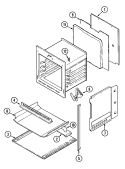 Part Location Diagram of 74001849 Whirlpool INSULATION