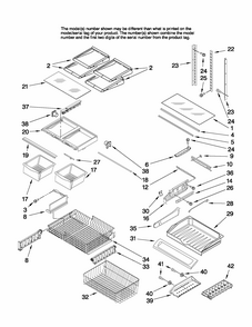 Part Location Diagram of 13062602 Maytag Supports, crisper frame