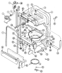 Part Location Diagram of 912747 Whirlpool DAMPER, SOUND (TOP-BACK)