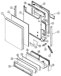 Part Location Diagram of 99001101 Whirlpool DISCONTINUED