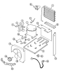 Part Location Diagram of RA95136-1 Whirlpool COMPRESSOR