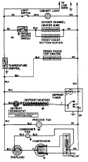 WIRING INFORMATION Diagram and Parts List for GT17B7N3EV  Admiral Refrigerator