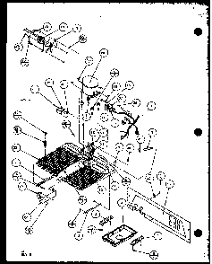 Section 9 Diagram and Parts List for TZ20QL-P1156201WL  Amana Refrigerator