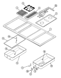 Part Location Diagram of 7772P024-60 Whirlpool Air Grille