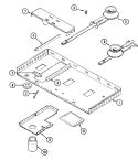 Part Location Diagram of 04100806 Whirlpool BRACKET, FRONT