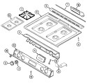Part Location Diagram of 3801F349-51 Whirlpool BRACKET CLOCK **NLA*