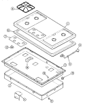 Part Location Diagram of 74002138 Whirlpool TAPE- FOAM