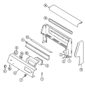 CONTROL PANEL Diagram and Parts List for FCE30600B  Jenn-Air Range