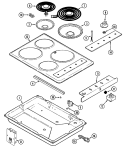 Part Location Diagram of 74001782 Whirlpool Indicator Light