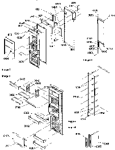 Refrigerator Door Diagram and Parts List for SRDE528TBW-P1312602WW  Amana Refrigerator