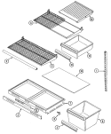 Part Location Diagram of 66636-127 Whirlpool USE WPL 61005624