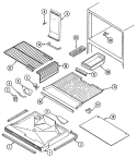 Part Location Diagram of 70322-1 Whirlpool Wire Shelf
