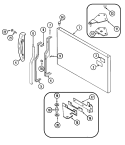 Part Location Diagram of 72342-101-WW Whirlpool PANEL, FRZ. DOOR (WHT)