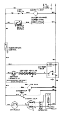 WIRING INFORMATION Diagram and Parts List for CT15Y5W  Crosley Refrigerator