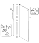 FRESH FOOD OUTER DOOR Diagram and Parts List for GS20Y8V  Maytag Refrigerator